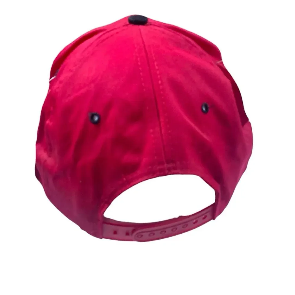 NEW! Vintage 90s Bill Elliott Hat Cap Snap Back NASCAR Racing McDonald's 94 Red
